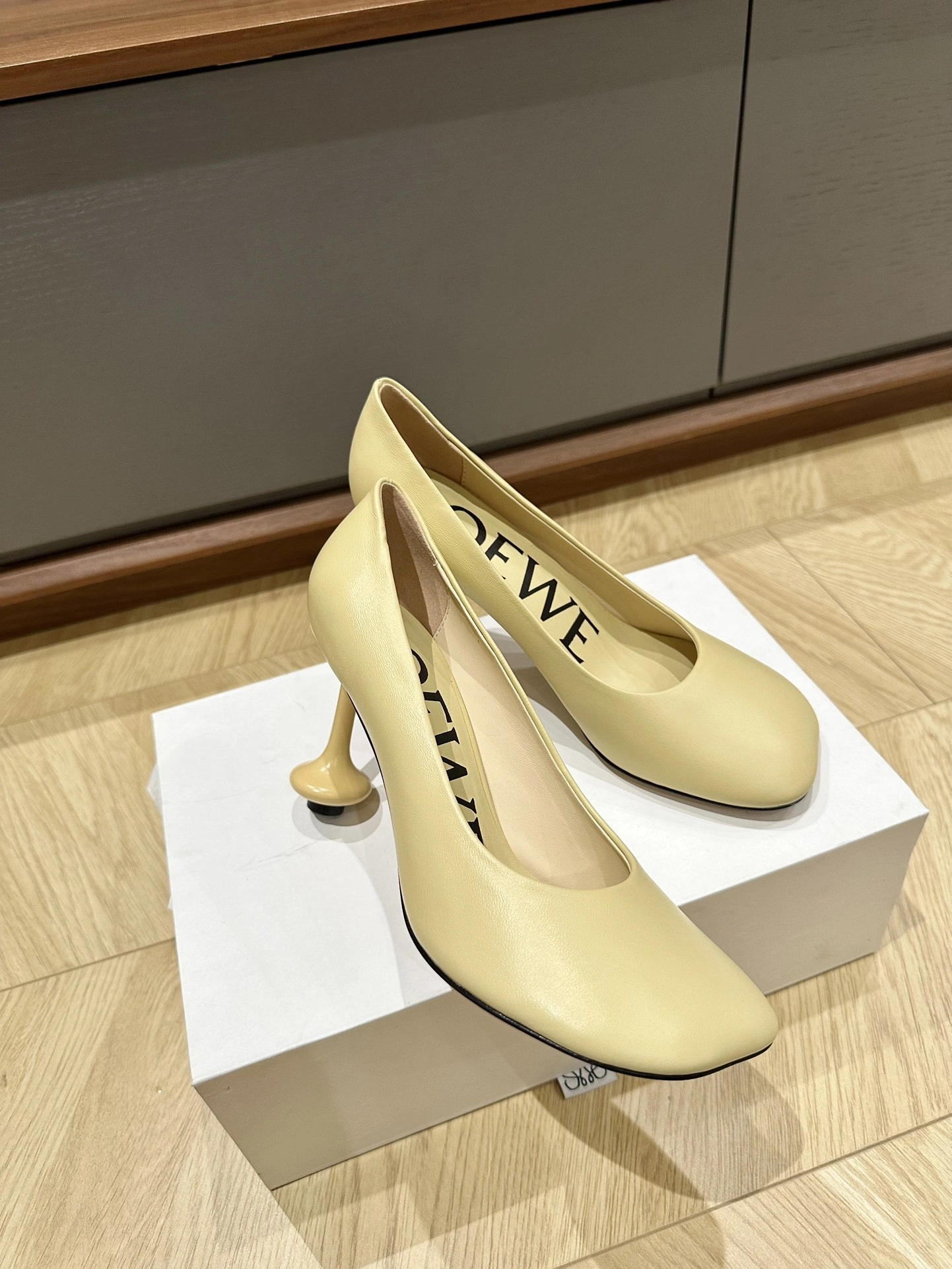 COCO-- 8o5w5 L814S01X64-8803 Calfskin sheepskin Heel height：8.5CM item:E-X000C2012